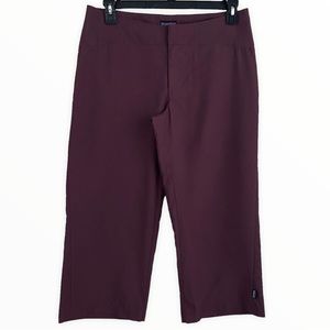 Patagonia‎ Plum Outdoors Hiking Wide Leg Crop Capri Athleisure Pant Size 10
